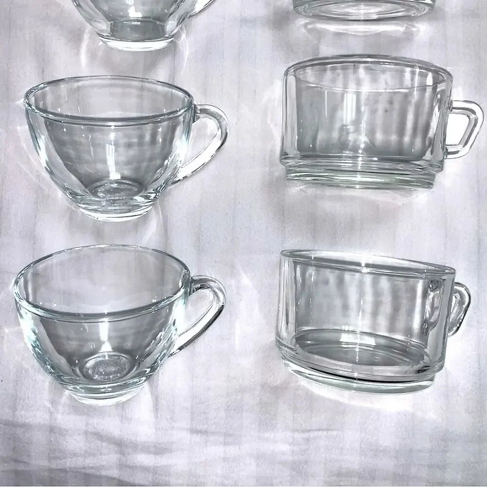 Vintage Coffee Mug Tea Cup Punch Latte Set of 8 - 60s 70s